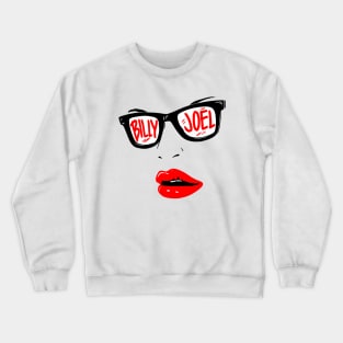 80s Girl And Glasses Crewneck Sweatshirt